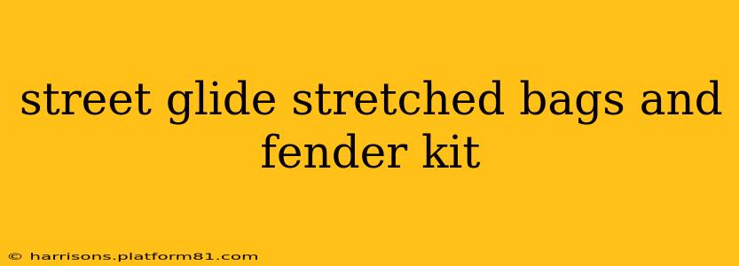 street glide stretched bags and fender kit