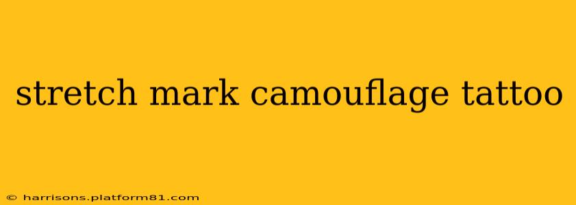 stretch mark camouflage tattoo