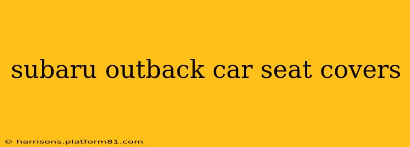 subaru outback car seat covers