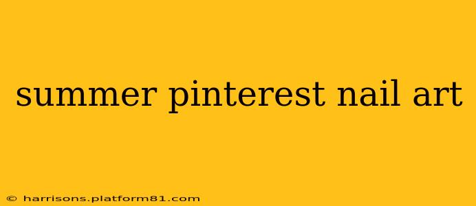 summer pinterest nail art