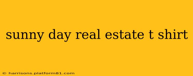 sunny day real estate t shirt