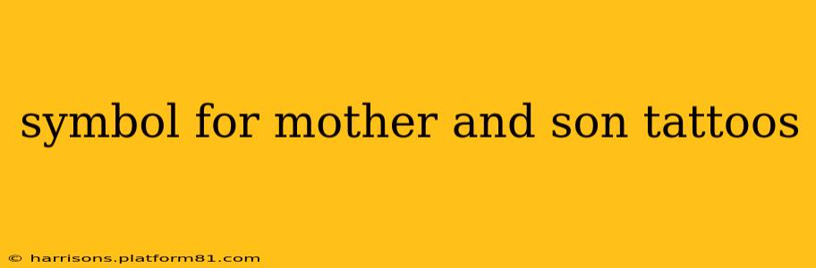 symbol for mother and son tattoos