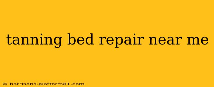 tanning bed repair near me