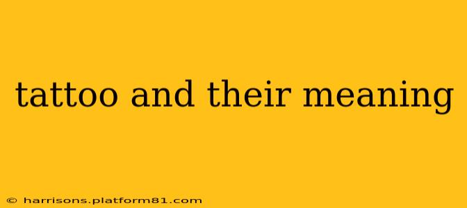 tattoo and their meaning