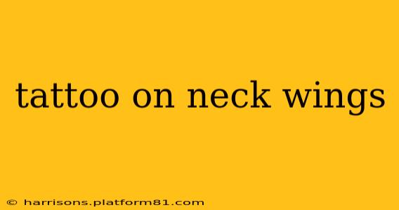 tattoo on neck wings