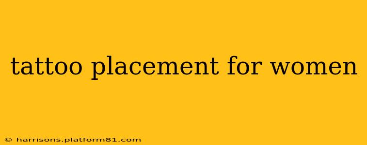 tattoo placement for women