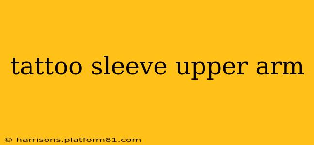 tattoo sleeve upper arm