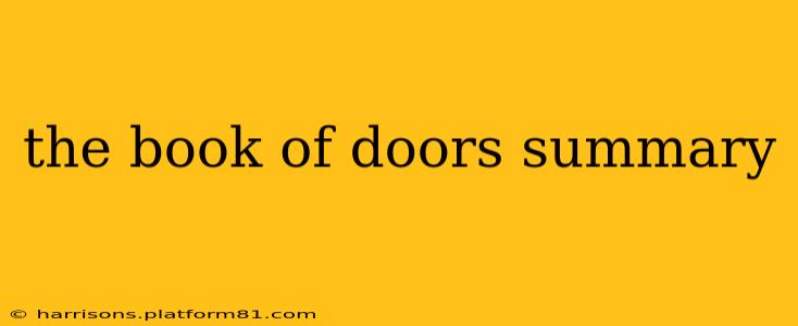 the book of doors summary