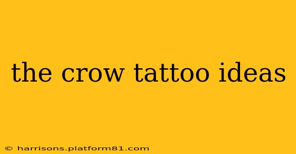 the crow tattoo ideas