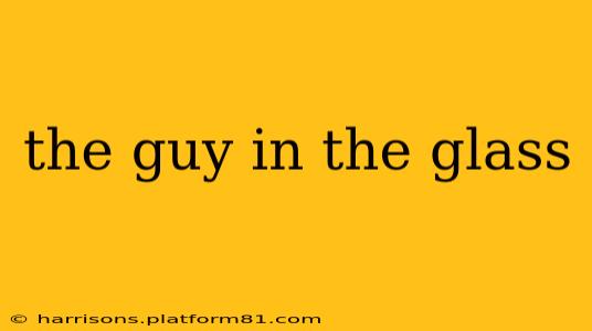 the guy in the glass