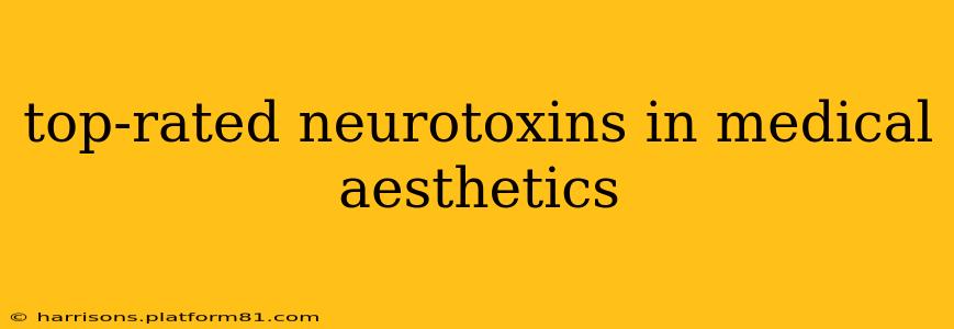 top-rated neurotoxins in medical aesthetics