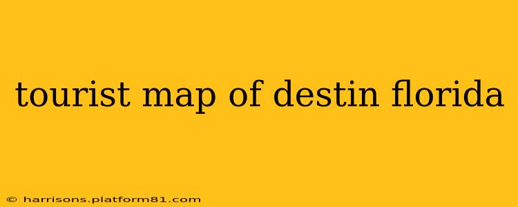 tourist map of destin florida