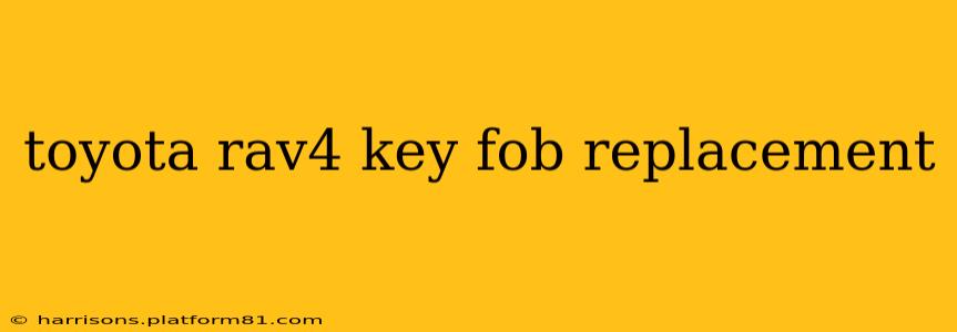 toyota rav4 key fob replacement