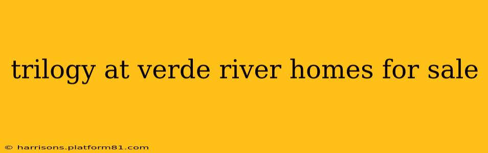 trilogy at verde river homes for sale