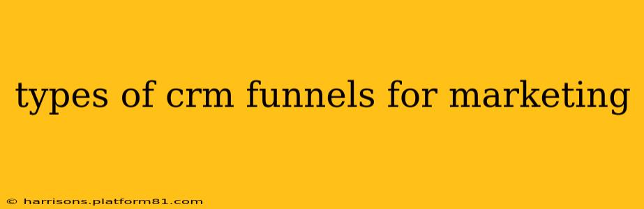 types of crm funnels for marketing