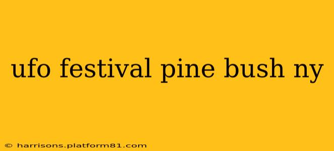 ufo festival pine bush ny