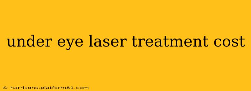 under eye laser treatment cost