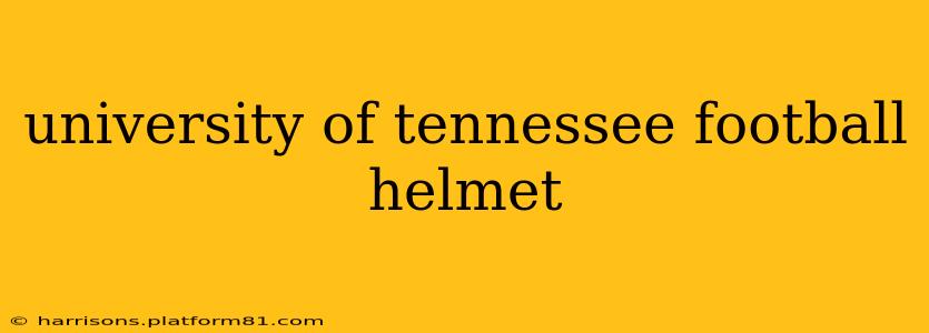 university of tennessee football helmet