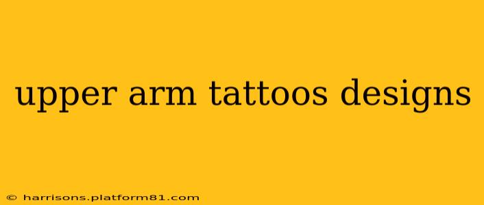 upper arm tattoos designs