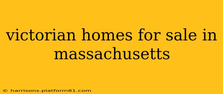 victorian homes for sale in massachusetts