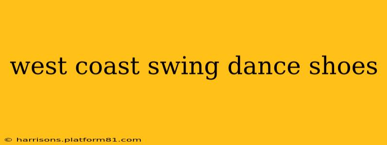 west coast swing dance shoes