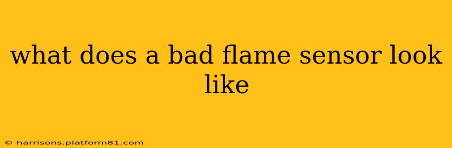 what does a bad flame sensor look like