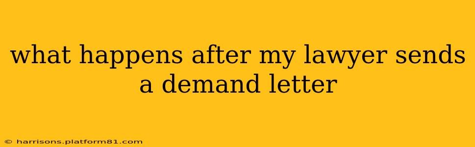 what happens after my lawyer sends a demand letter
