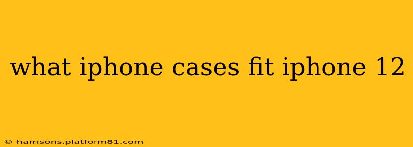 what iphone cases fit iphone 12