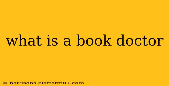 what is a book doctor