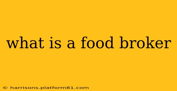 what is a food broker