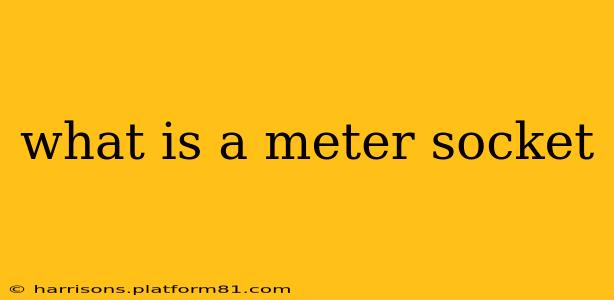what is a meter socket