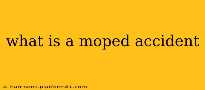 what is a moped accident
