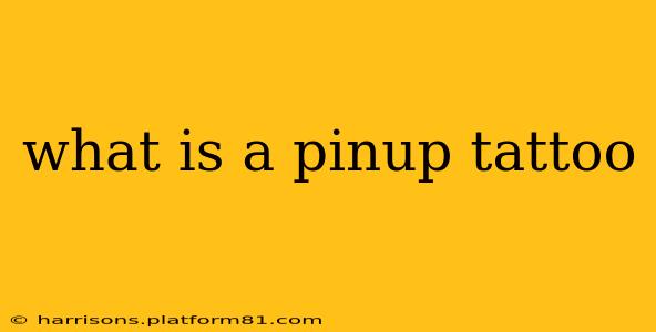 what is a pinup tattoo