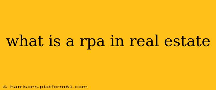 what is a rpa in real estate