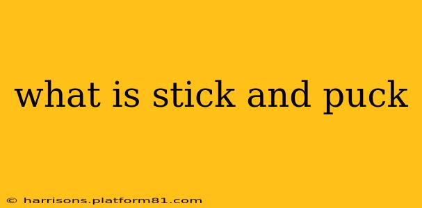 what is stick and puck