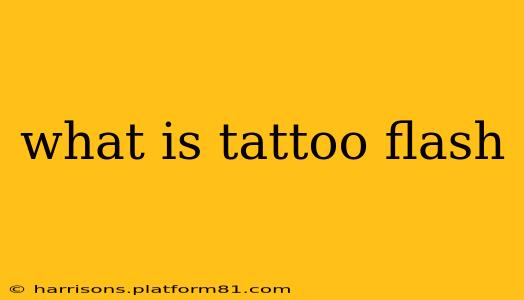 what is tattoo flash