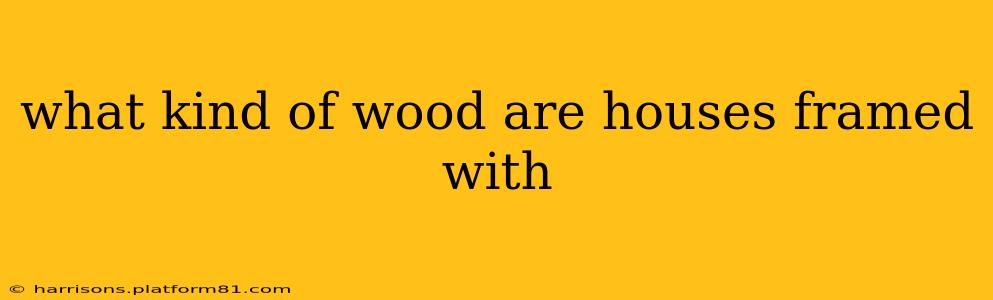 what kind of wood are houses framed with