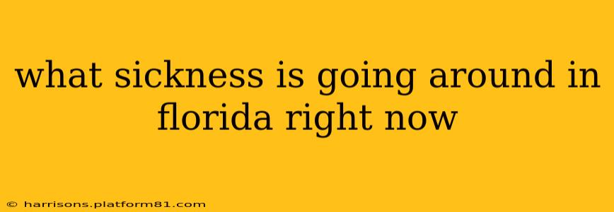 what sickness is going around in florida right now