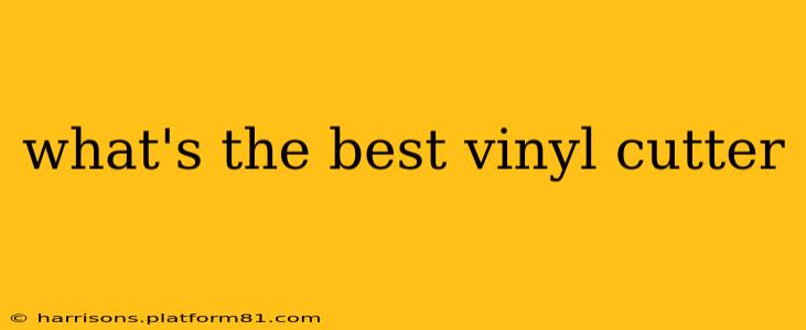 what's the best vinyl cutter
