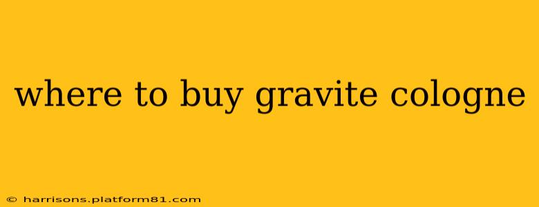 where to buy gravite cologne