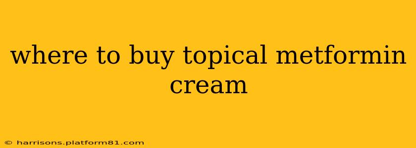 where to buy topical metformin cream