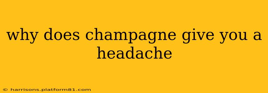 why does champagne give you a headache