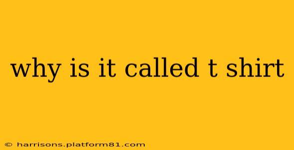 why is it called t shirt