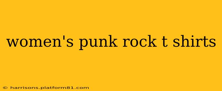 women's punk rock t shirts