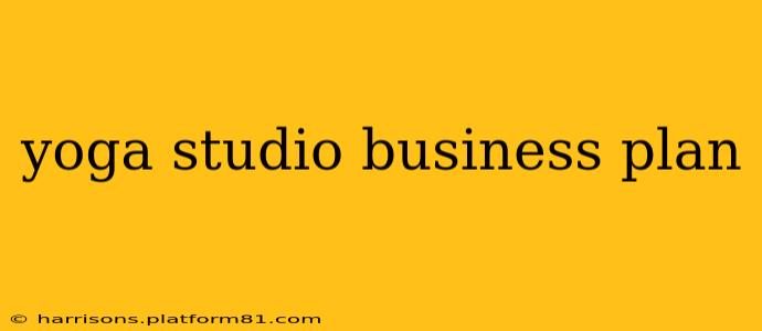 yoga studio business plan