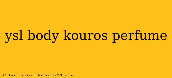 ysl body kouros perfume