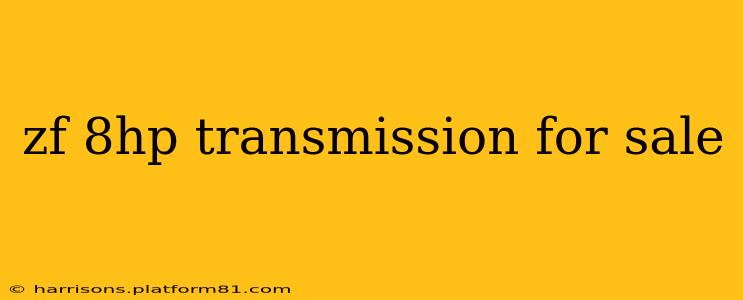 zf 8hp transmission for sale