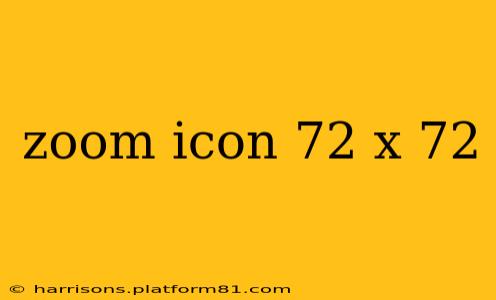 zoom icon 72 x 72